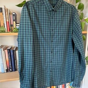 Green Checkered Men's Shirt